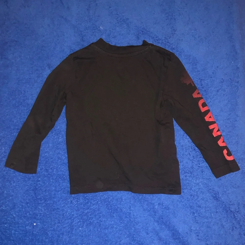 Joe Fresh Black Long Sleeve Kids Tee - Picture 3 of 4